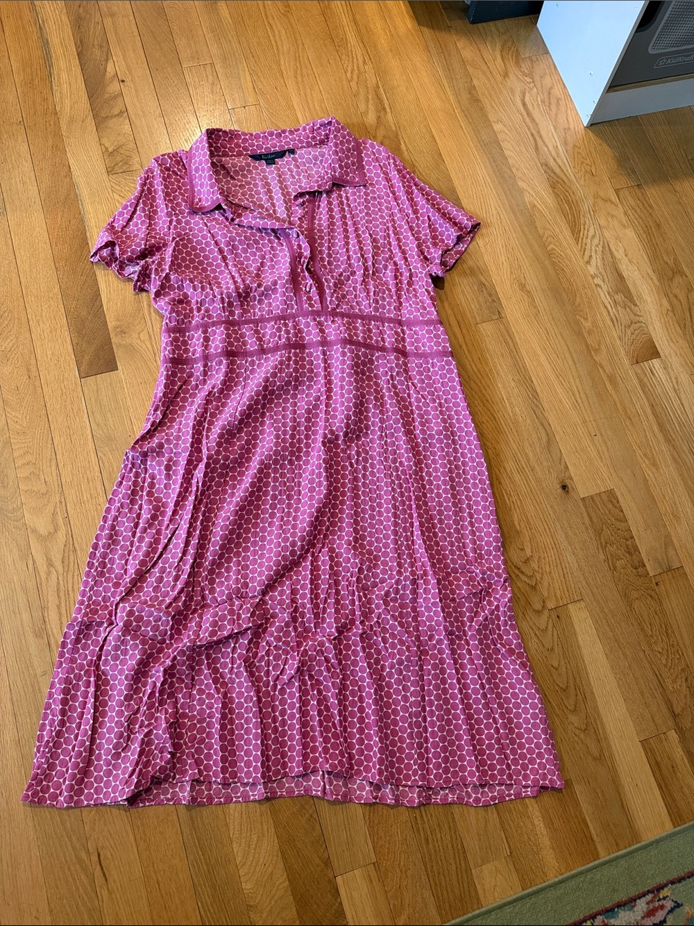 Boden Polka Dot Midi Dress